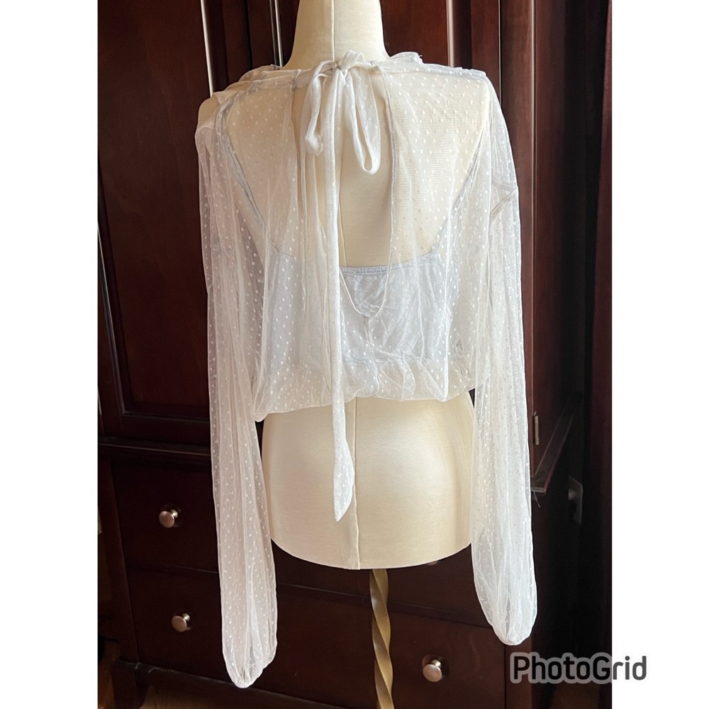 Free People Ellie Mesh Top - Picture 3 of 3